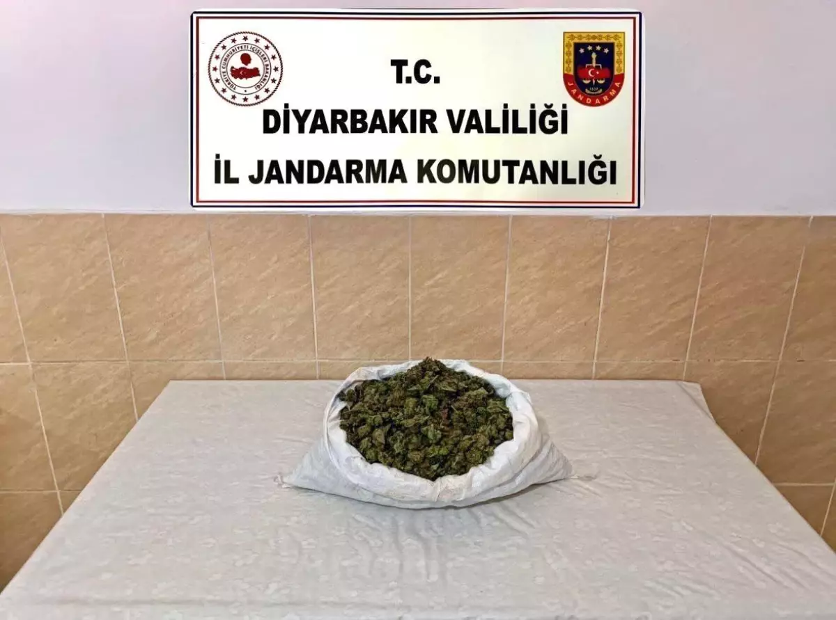 Diyarbakır\'da Narkotik Operasyonu: 29 Kilogram Esrar Ele Geçirildi