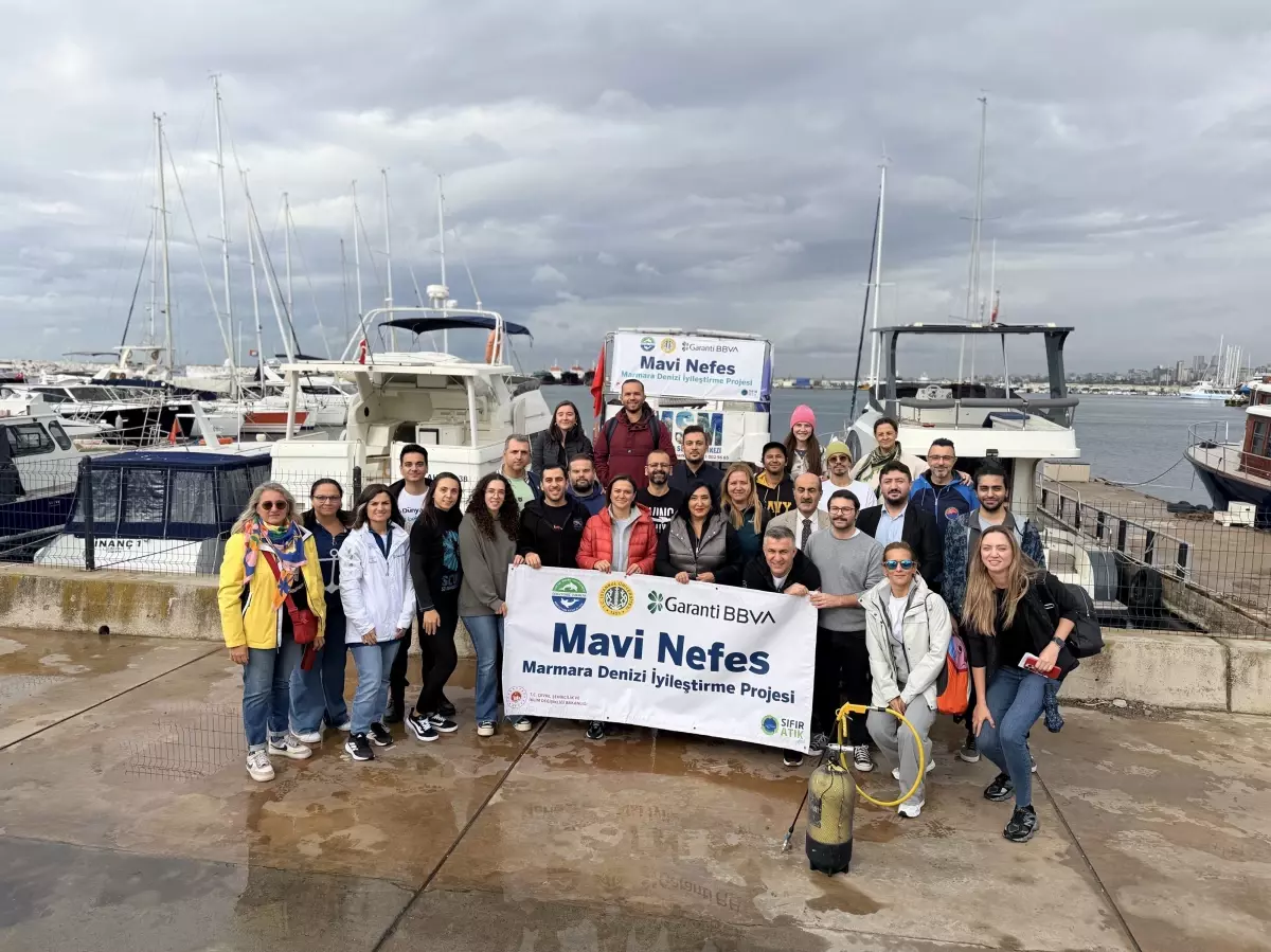 Mavi Nefes Projesi ile Marmara Denizi\'ne Can Veriliyor