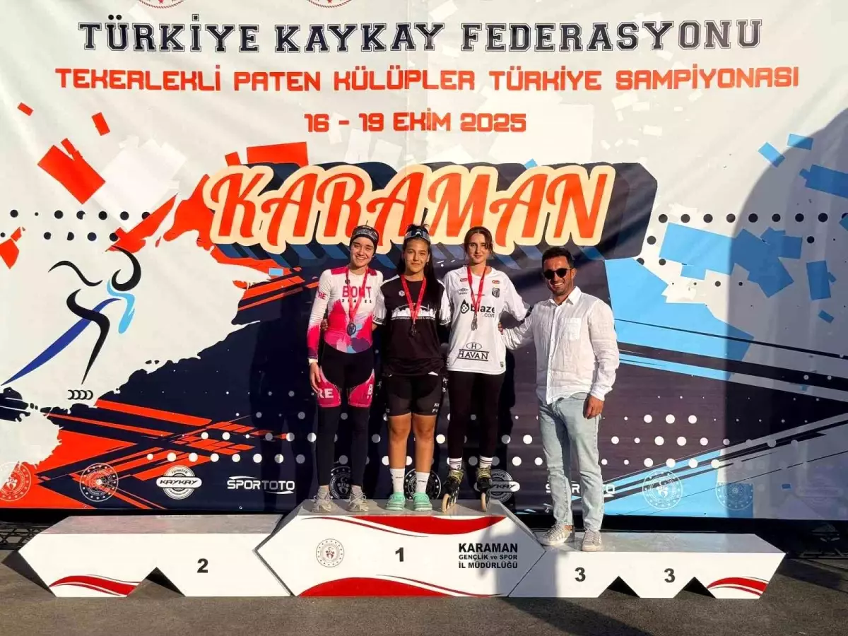 Tekerlekli Paten Türkiye Kulüpler Şampiyonası Karaman\'da Yapıldı