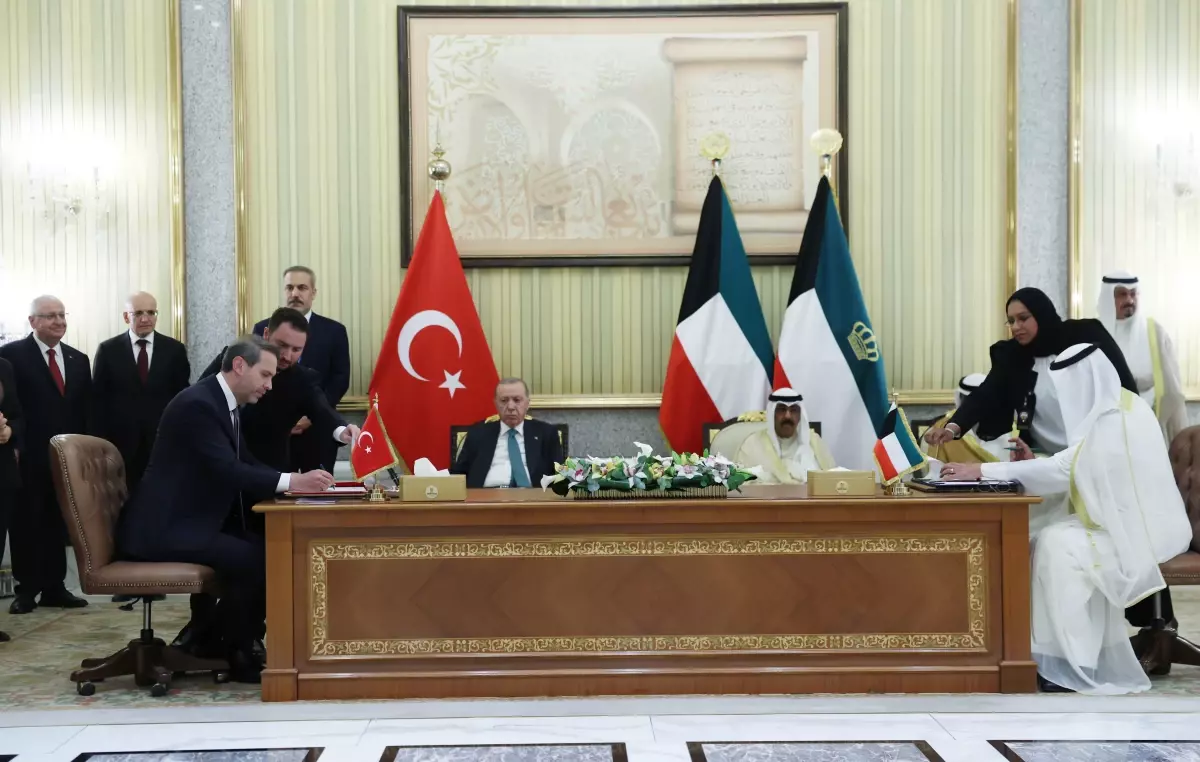 Türkiye ve Kuveyt arasında 4 anlaşma imzalandı