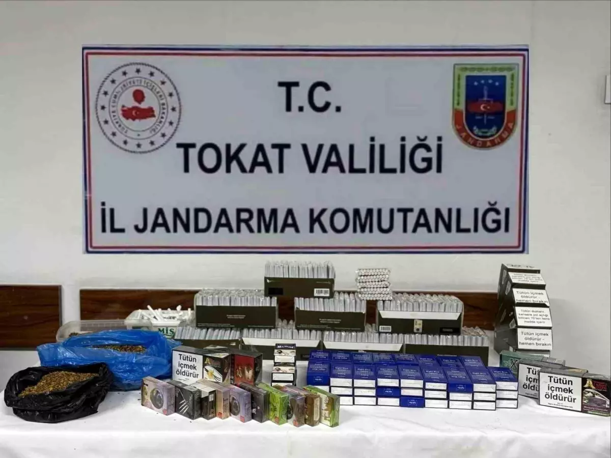 Tokat\'ta Kaçak Tütün Operasyonu