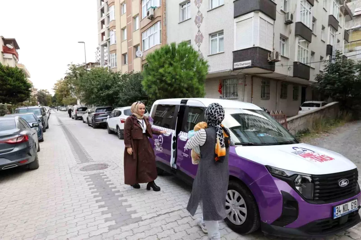 Küçükçekmece\'de Anneler için Ücretsiz \'Anne Taksi\' Hizmeti
