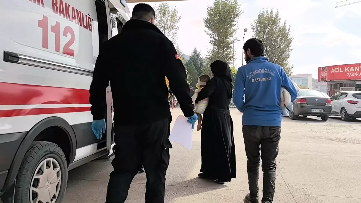 Bursa\'da Bebek Ateşe Düştü