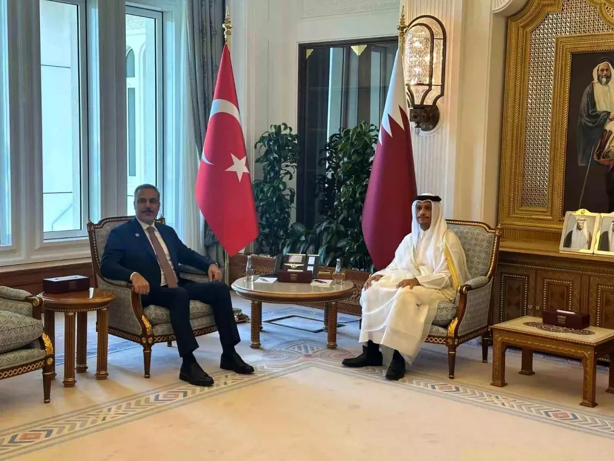 Bakan Fidan, Katar Başbakanı ve Dışişleri Bakanı Al-Thani ile görüştü