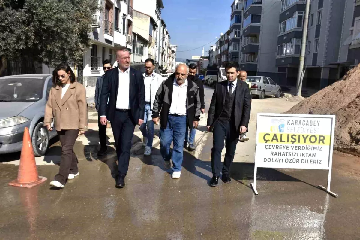 Karacabey\'de Kaldırım ve Asfalt Yenileme Çalışmaları Başladı