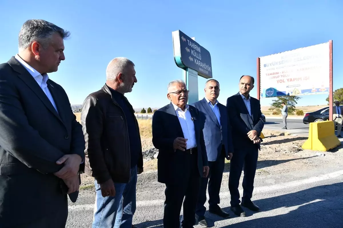 Kayseri\'de Yeni Yol Yapım Çalışmaları Başladı