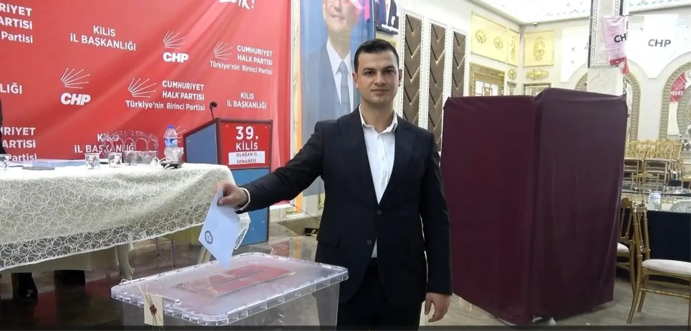 CHP Kilis\'te Umut Mehmet Sapan Başkan
