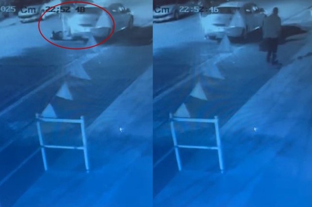 Edremit canisinin uzman çavuşu vurduğu anlar kamerada