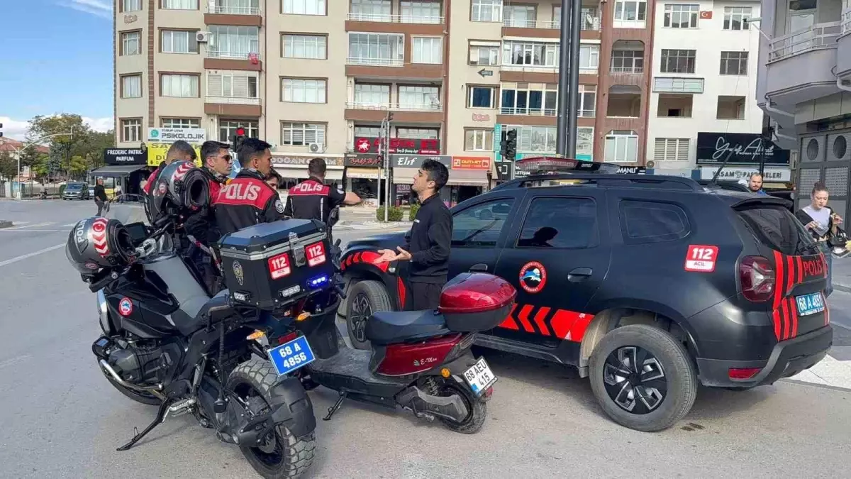 Ehliyetsiz Motosiklet Kullanırken Yakaladı