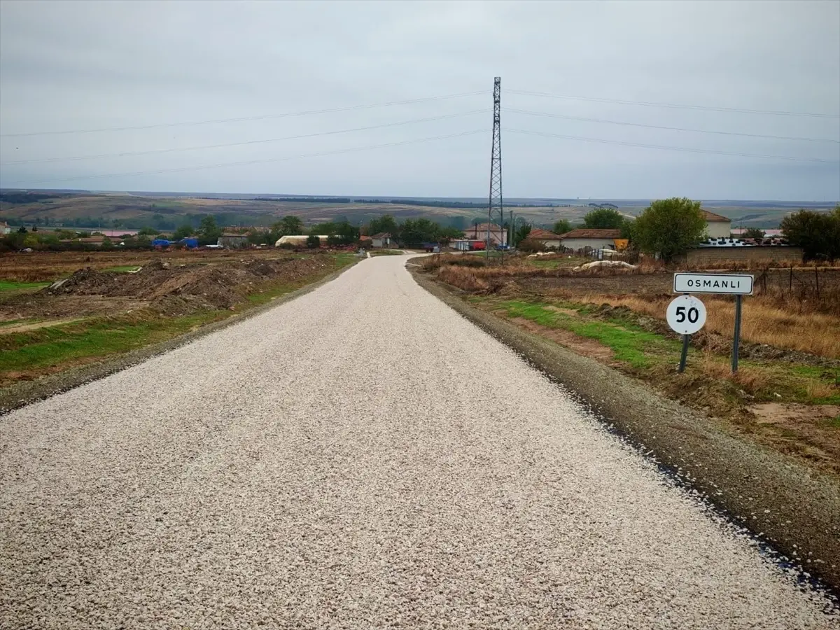 Havsa Yolu Asfaltlandı