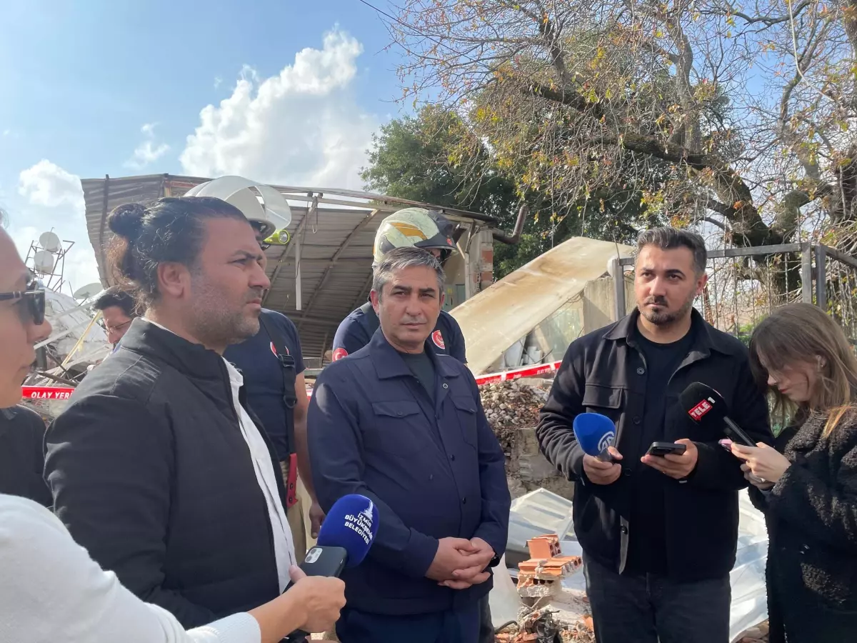 İzmir\'de Gaz Patlaması: 1 Yaralı