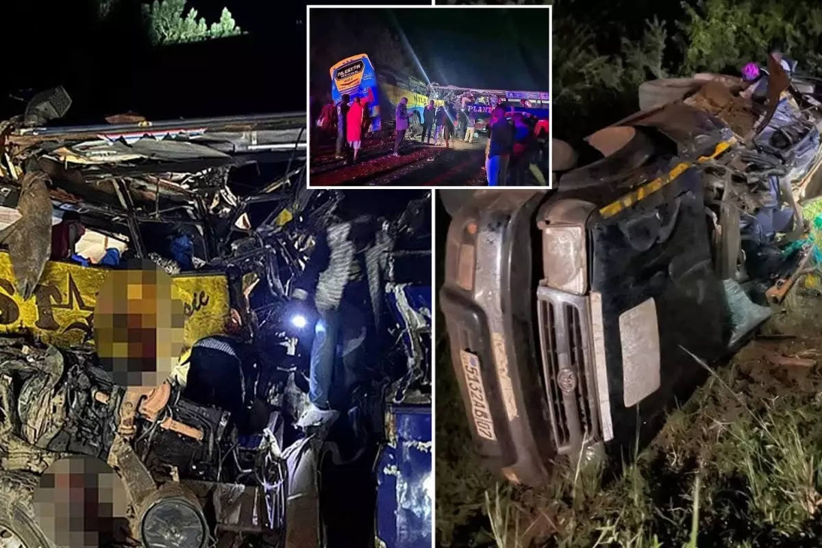 Katliam gibi trafik kazası! En az 63 kişi hayatını kaybetti, onlarca yaralı var