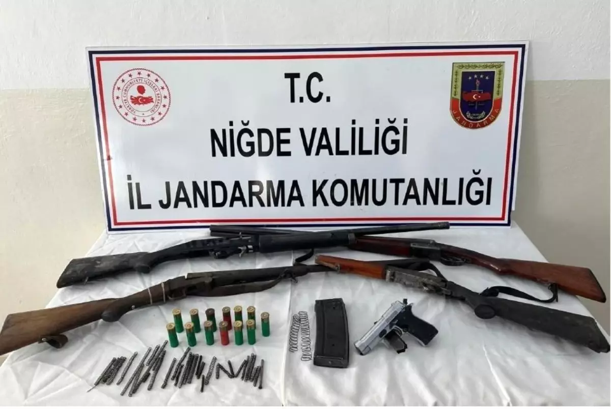 Niğde\'de Yasadışı Silah Operasyonu