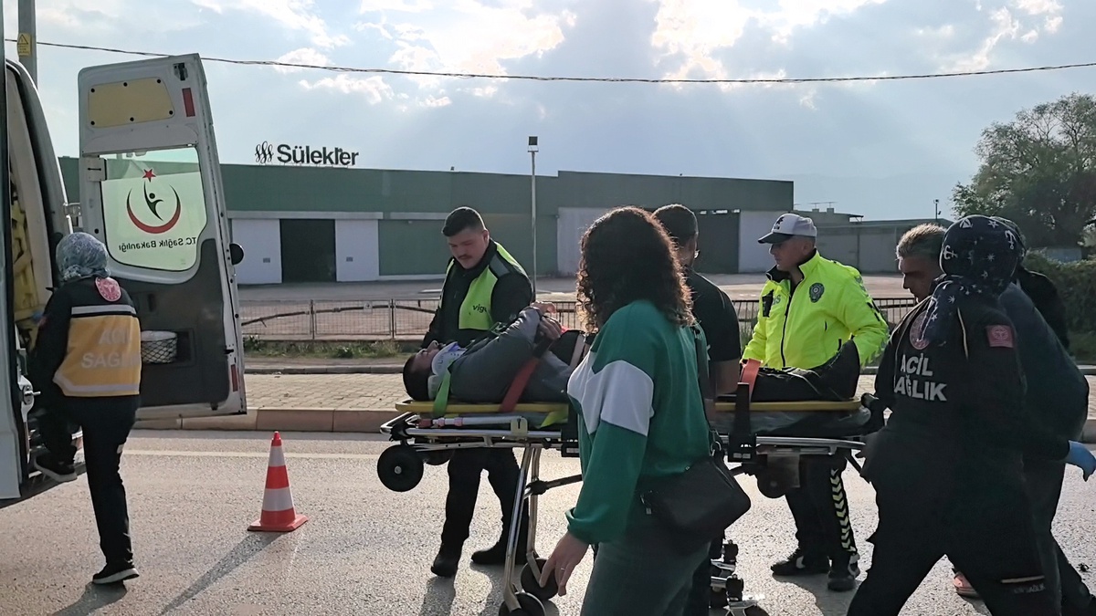 Motosiklet Çekilirken Devrildi