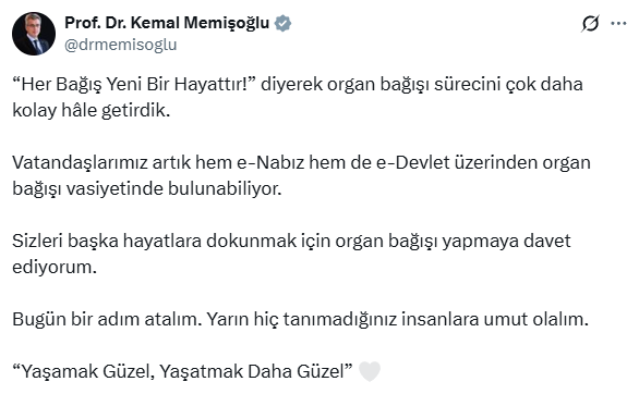 Sağlık Bakanı Memişoğlu duyurdu! E-Devlet'te yeni dönem