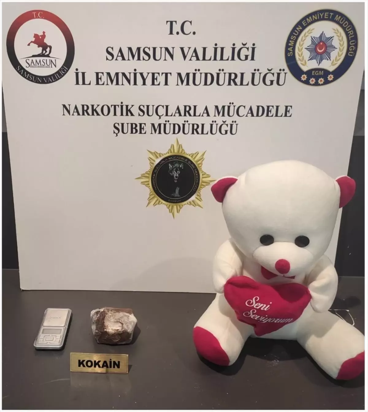 Samsun\'da Oyuncak Ayı İçinde Uyuşturucu Ele Geçirildi
