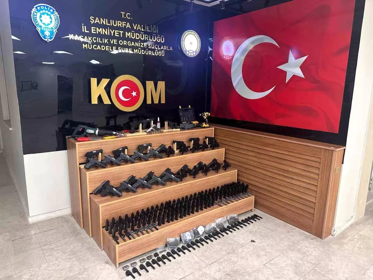 Şanlıurfa\'da Silah Operasyonu: 37 Ruhsatsız Silah Ele Geçirildi
