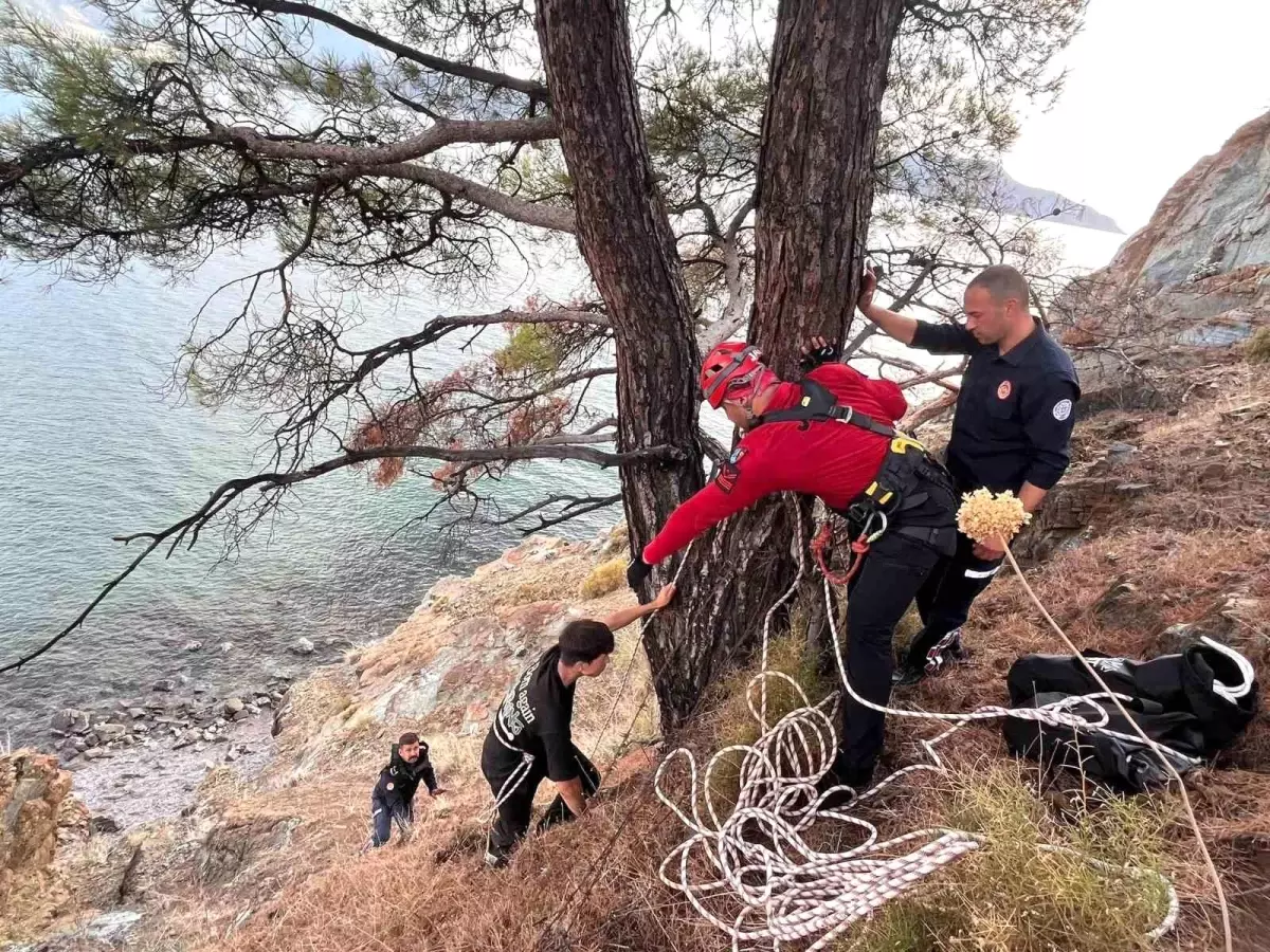 Fethiye\'de Yürüyüşte Düşen Şahıs Kurtarıldı
