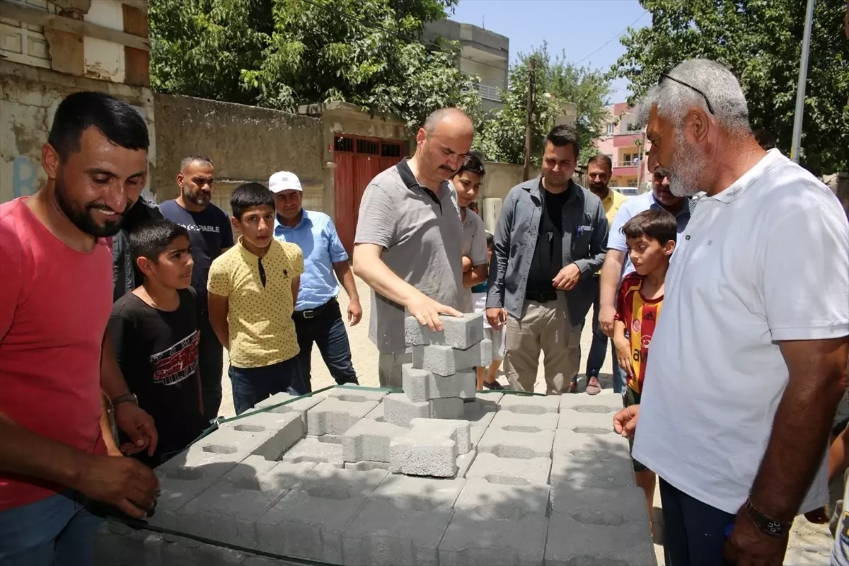 Batman\'da 874 Bin Metrekare Parke Taşı Döşendi