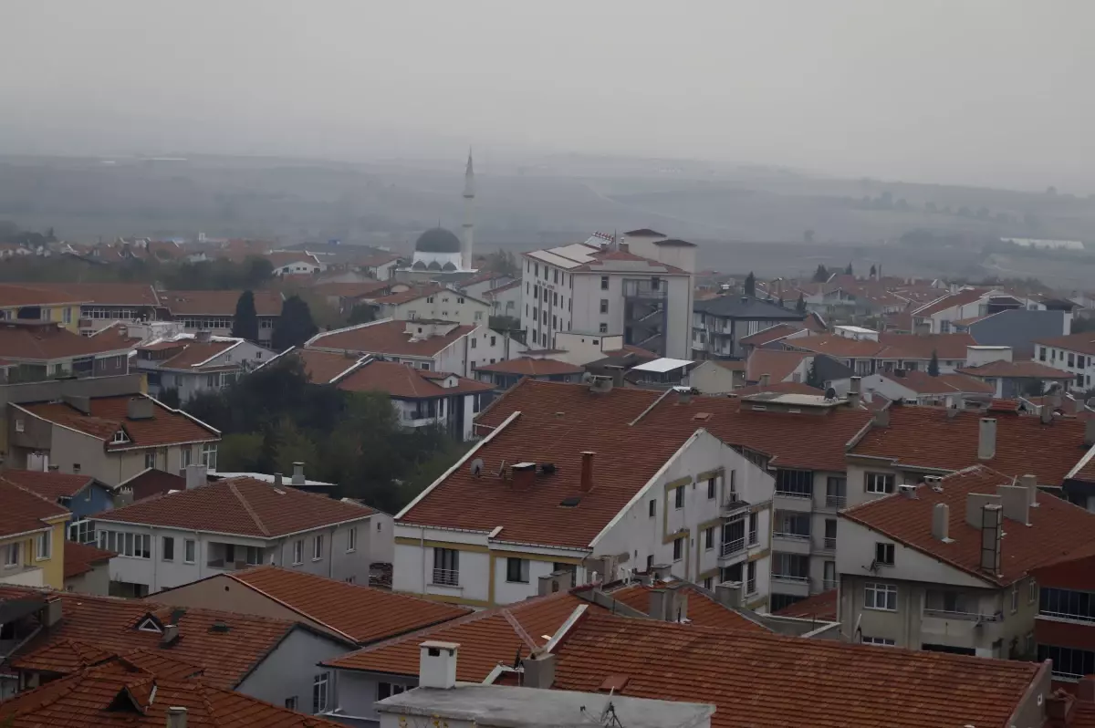 Keşan\'da Anız Yakımı Hava Kalitesini Düşürdü