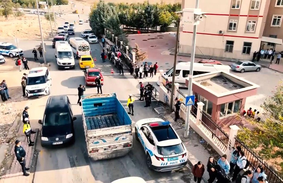 Gaziantep\'te Dronlu Güvenlik Uygulaması