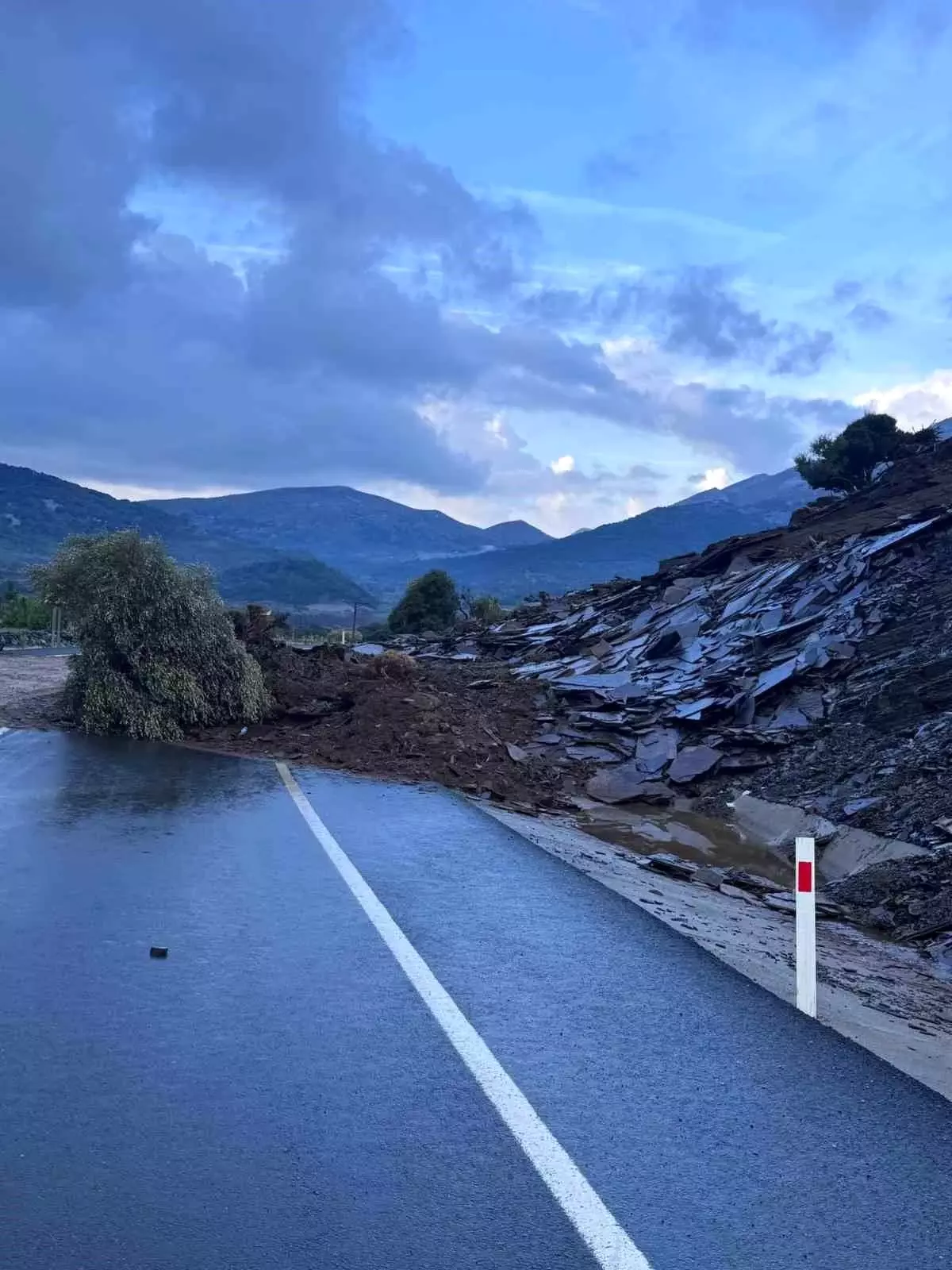 Gökçeada\'da Sel Felaketi