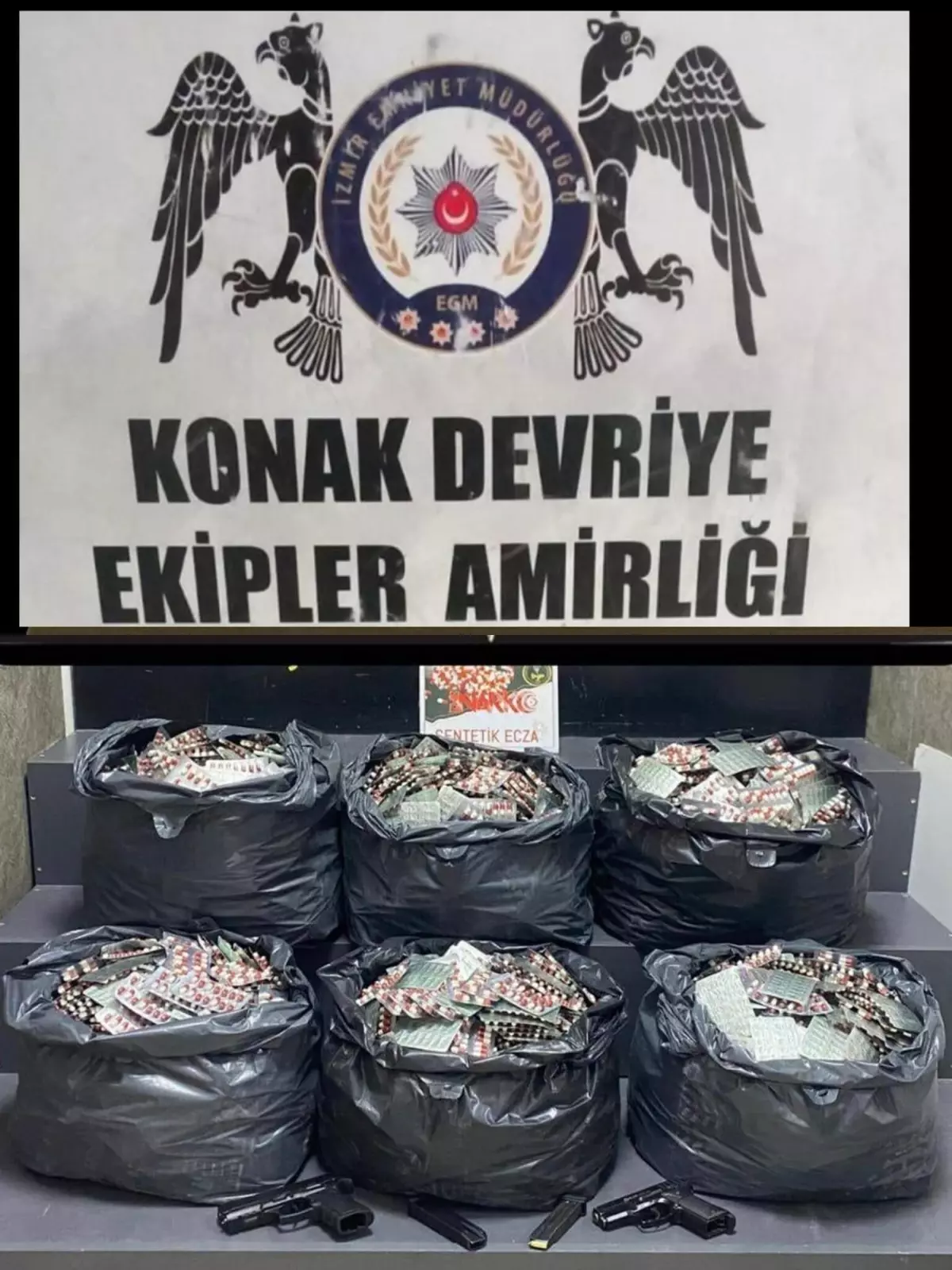 İzmir\'de Uyuşturucu Operasyonu: 42 Bin Hap Ele Geçirildi