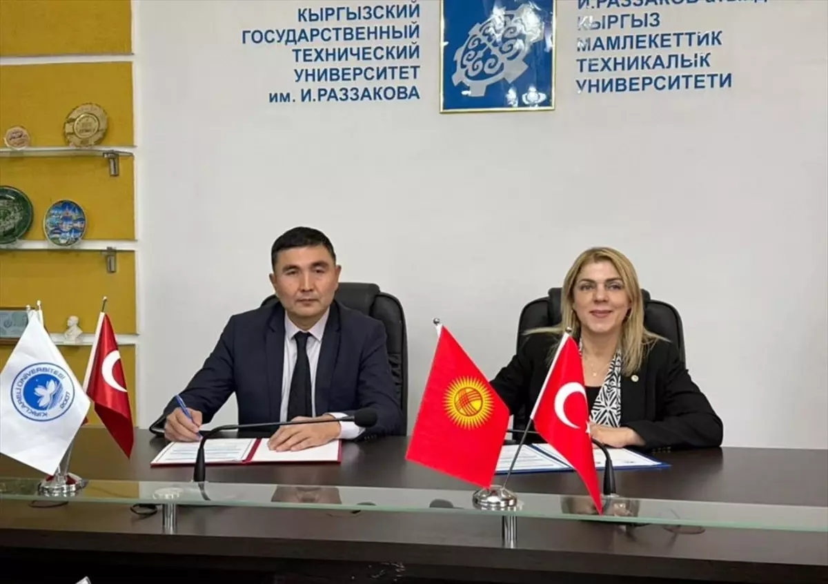 KLÜ Rektörü Kırgızistan\'da İşbirliği Görüşmeleri Yaptı