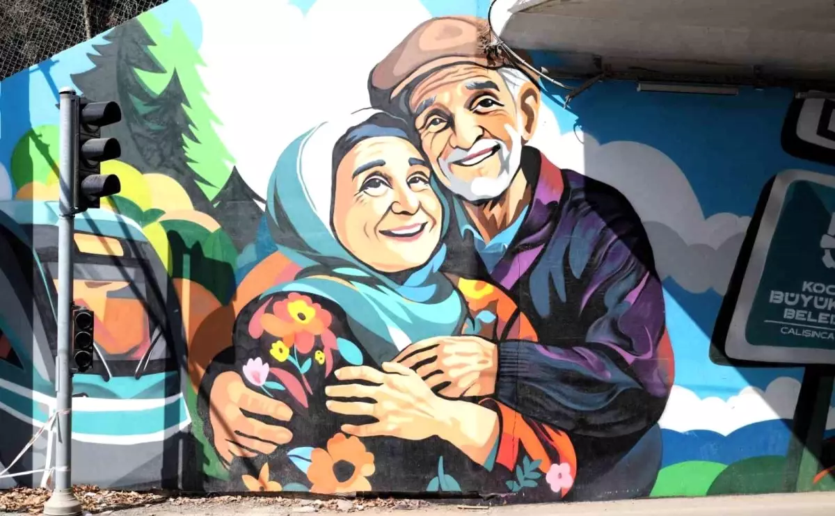 Kocaeli\'de Grafiti Sanatı ile Alt Geçitler Renklendi