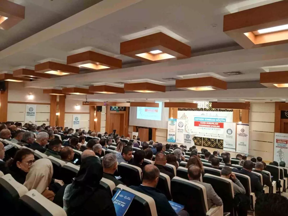 Malatya\'da Deprem Sonrası Göçün Kamu Kurumları Üzerindeki Etkileri Ele Alındı