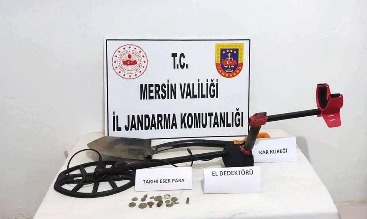 Mersin\'de Kaçak Kazı Operasyonu
