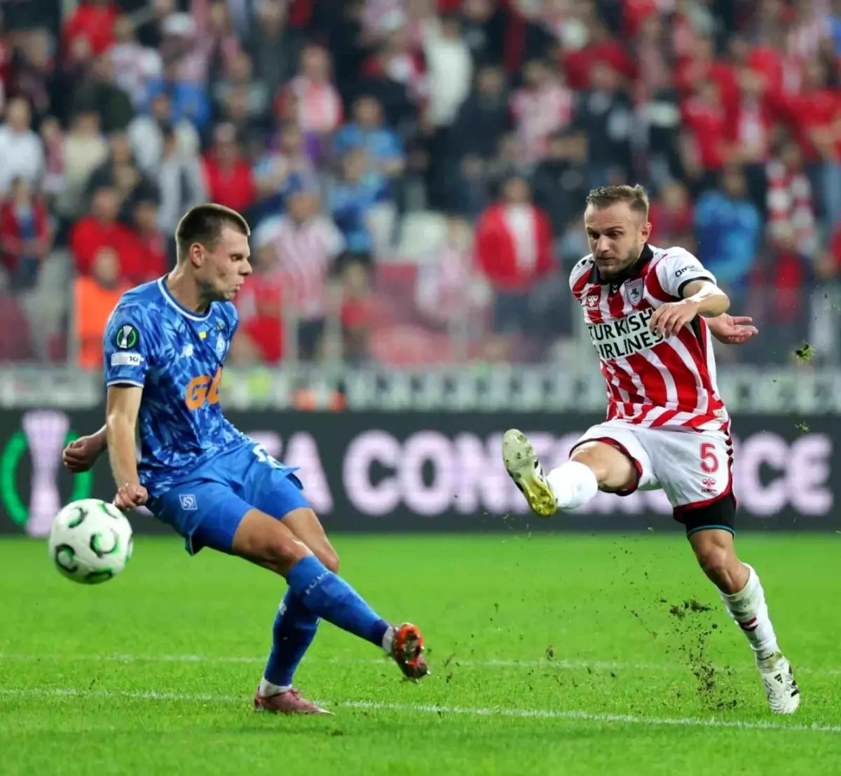 Samsunspor, Dinamo Kiev\'i 3-0 Geçti