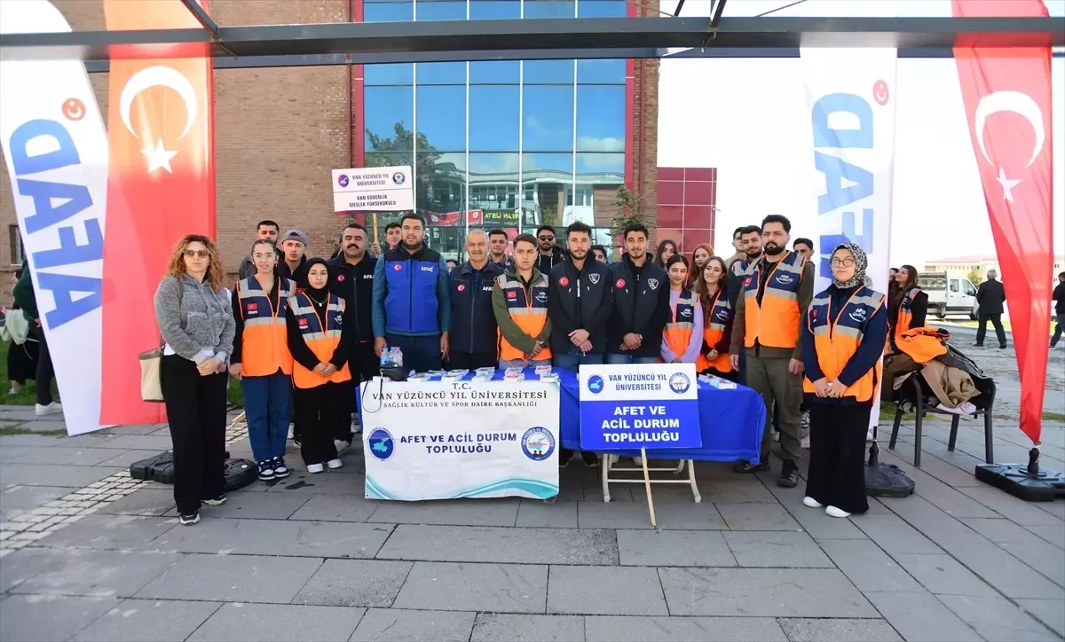 Van\'da 2 yılda 5 bin üniversite öğrencisi afetlere karşı bilgilendirildi