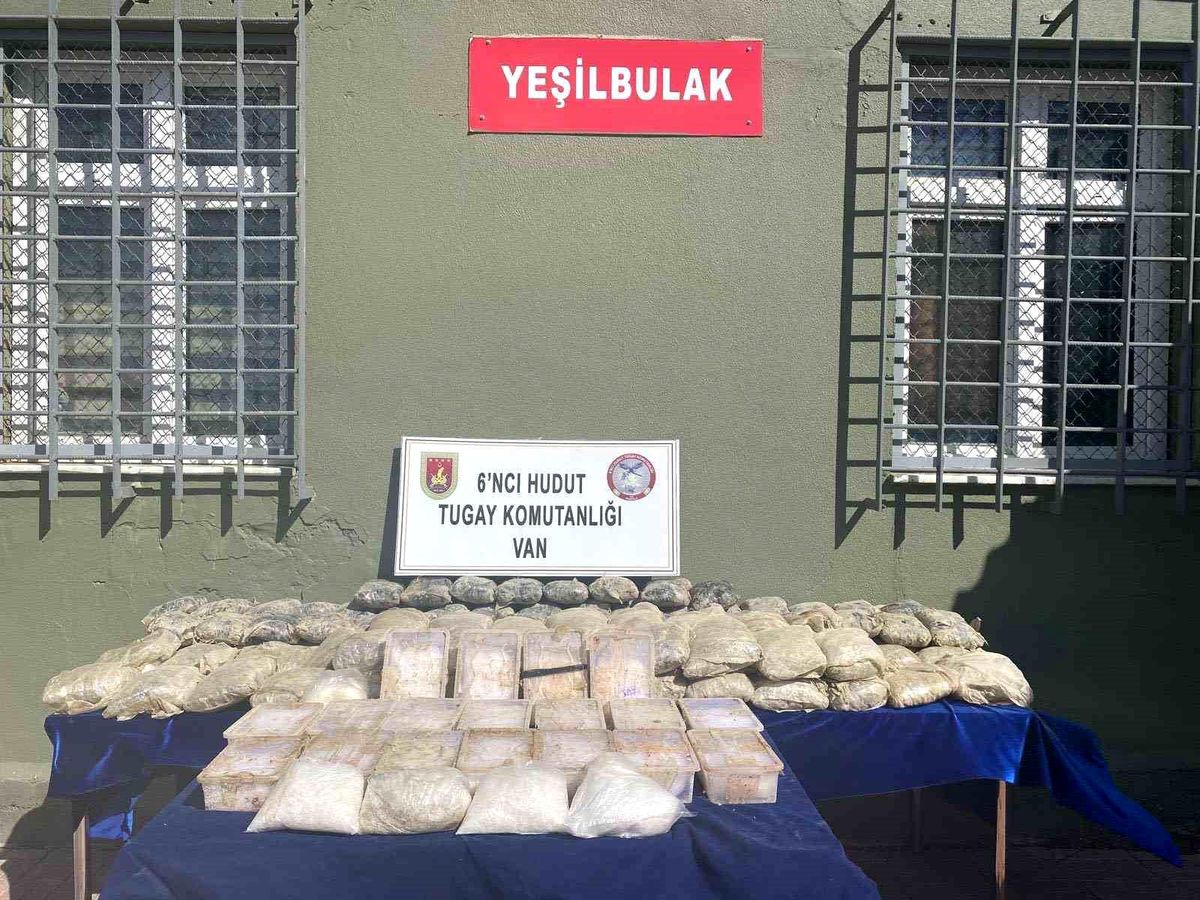 Van\'da 91 Kilo Uyuşturucu Ele Geçirildi