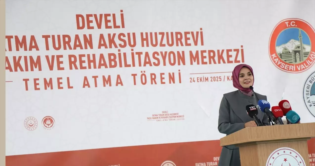 Kayseri\'de Yeni Huzurevi Temeli Atıldı