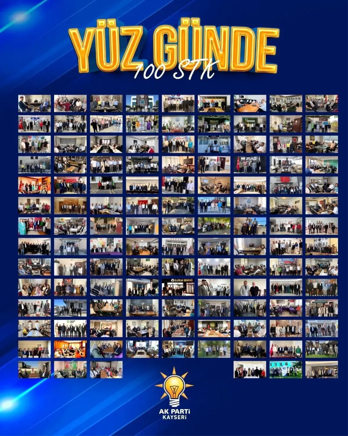 100 STK Ziyareti Tamamlandı