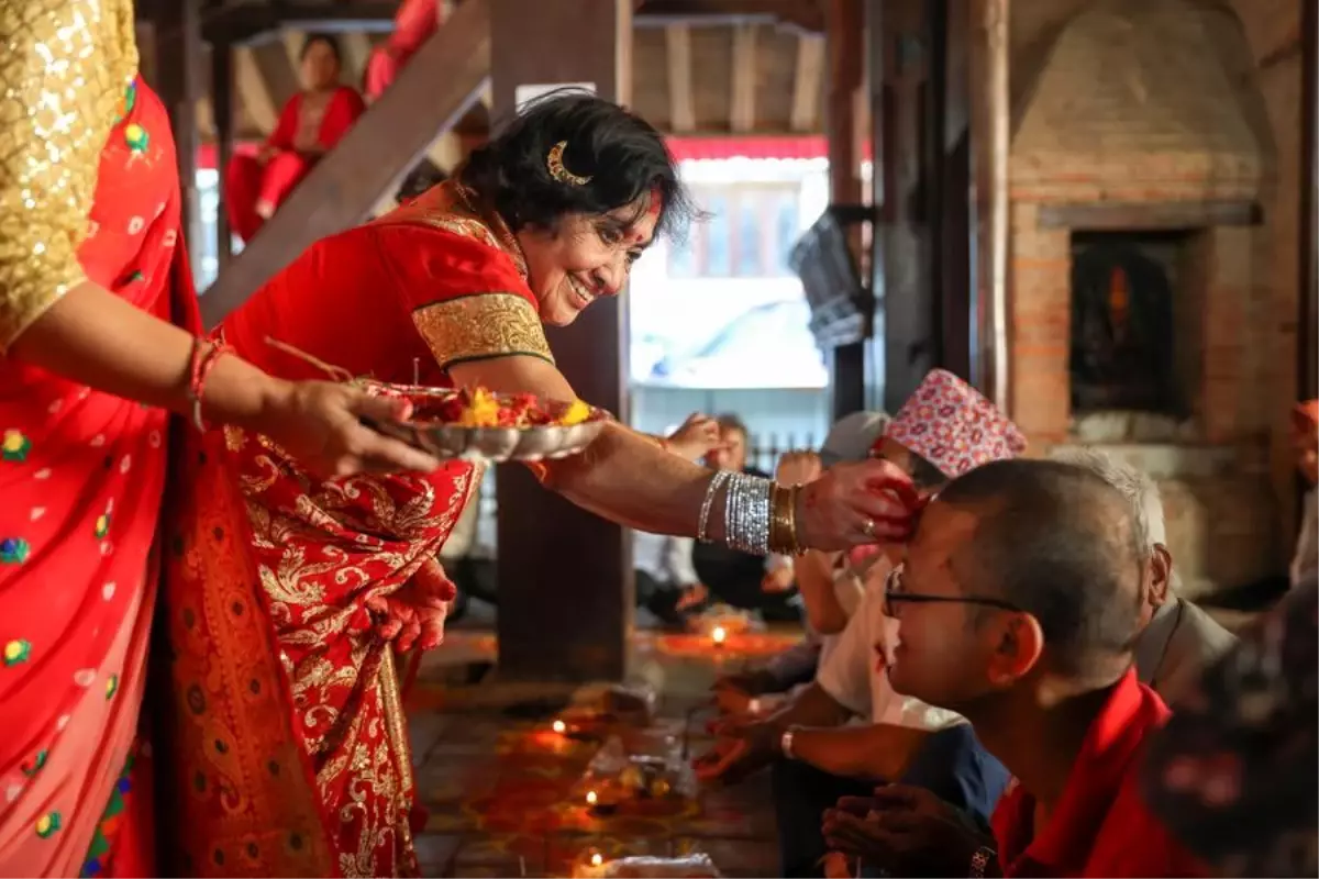 Nepal\'de Tihar Festivali Coşkuyla Kutlandı