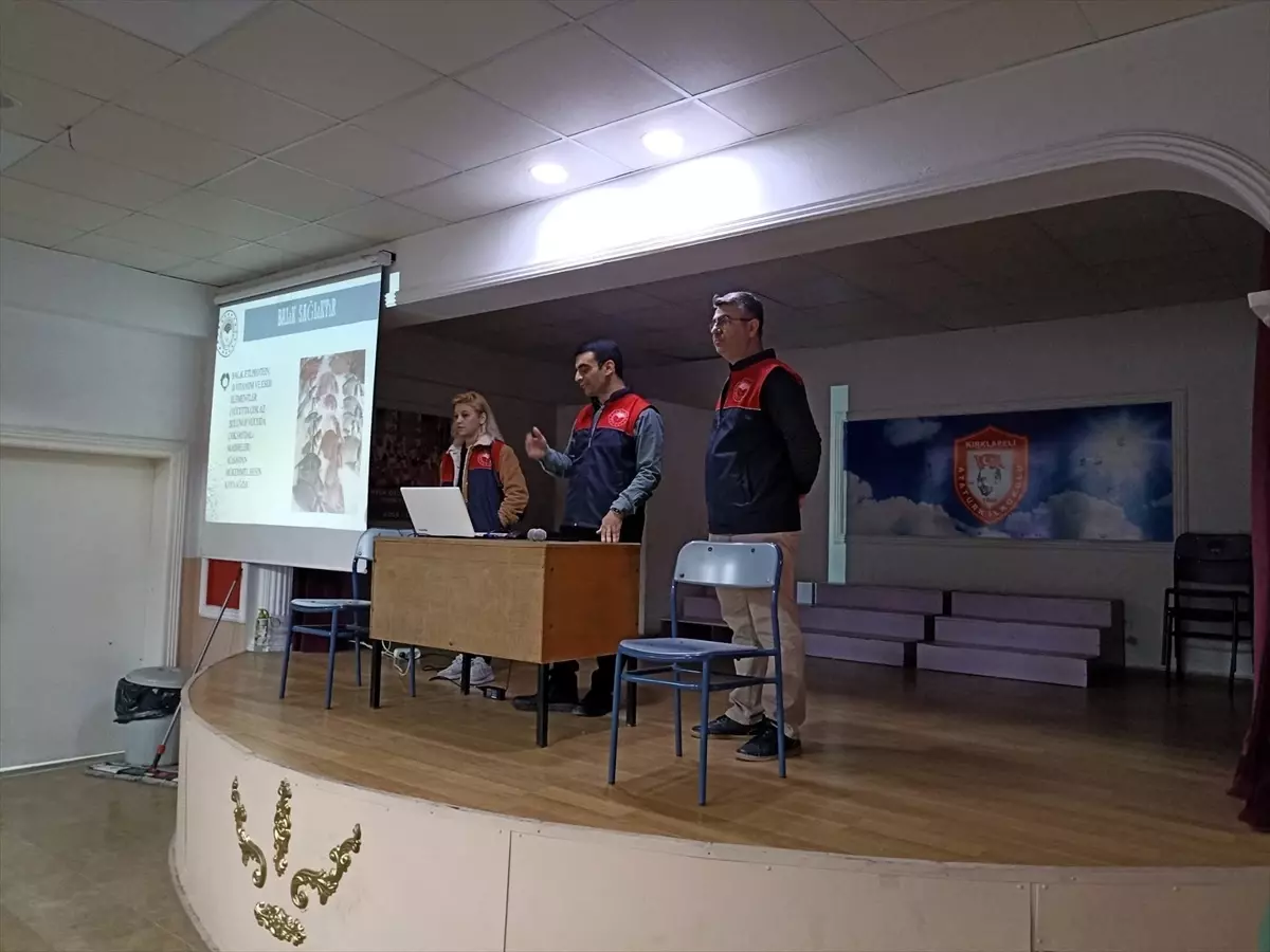 Kırklareli\'de Sağlık ve Su İstifası Eğitimi