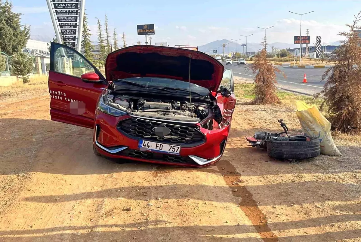 Malatya\'da Trafik Kazası: 2 Yaralı