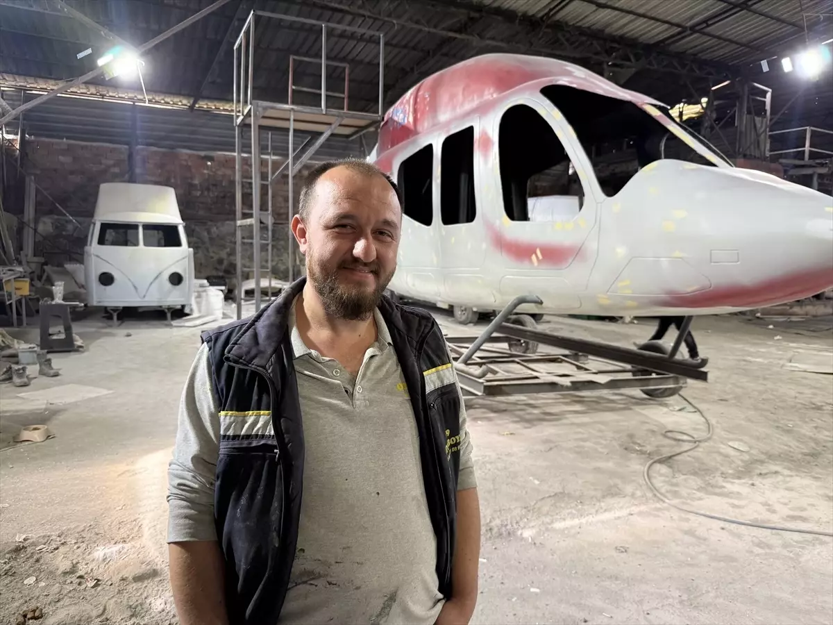 Ümit Marangoz\'dan Helikopter Maketi