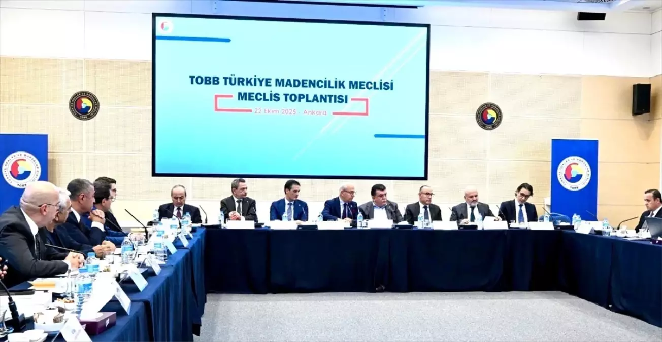 İbrahim Halil Kırşan Madencilik Meclisi Başkanı