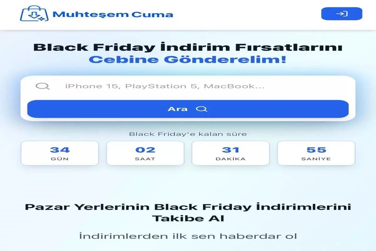 Black Friday Döneminde Fırsatları Tek Bir Yerden Takip Eden Platform: Muhtesemcuma.com