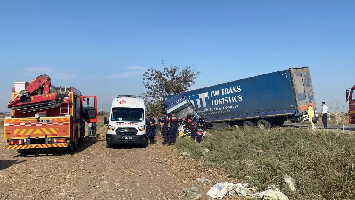 Ceyhan\'da TIR-Otomobil Kazası: 1 Ölü