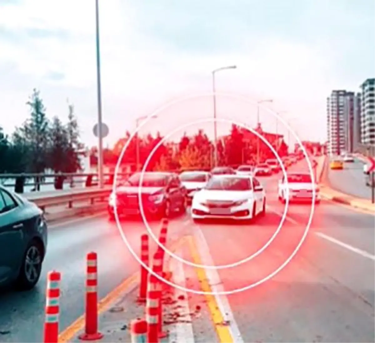 Gaziantep\'te Kaynak Yöntemiyle Hatalı Şerit Değişikliğine Ceza