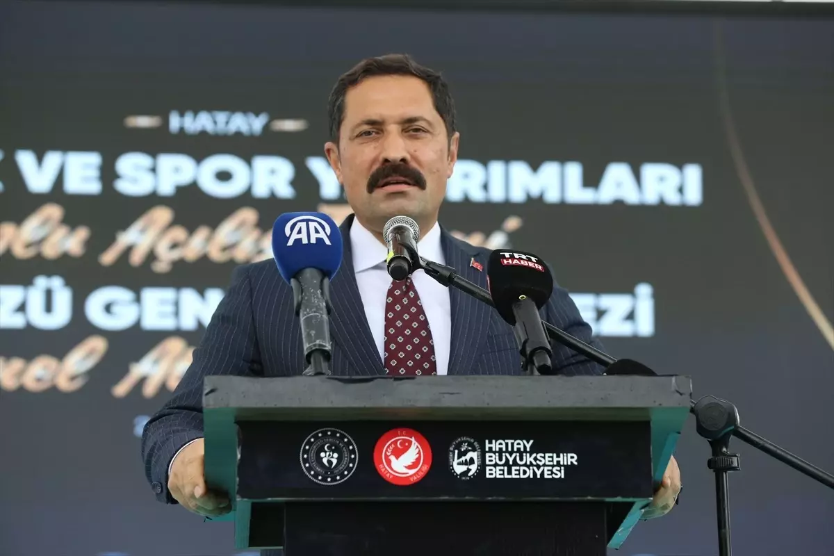 Gençlik ve Spor Bakanı Bak, Hatay\'da toplu açılış ve temel atma töreninde konuştu Açıklaması