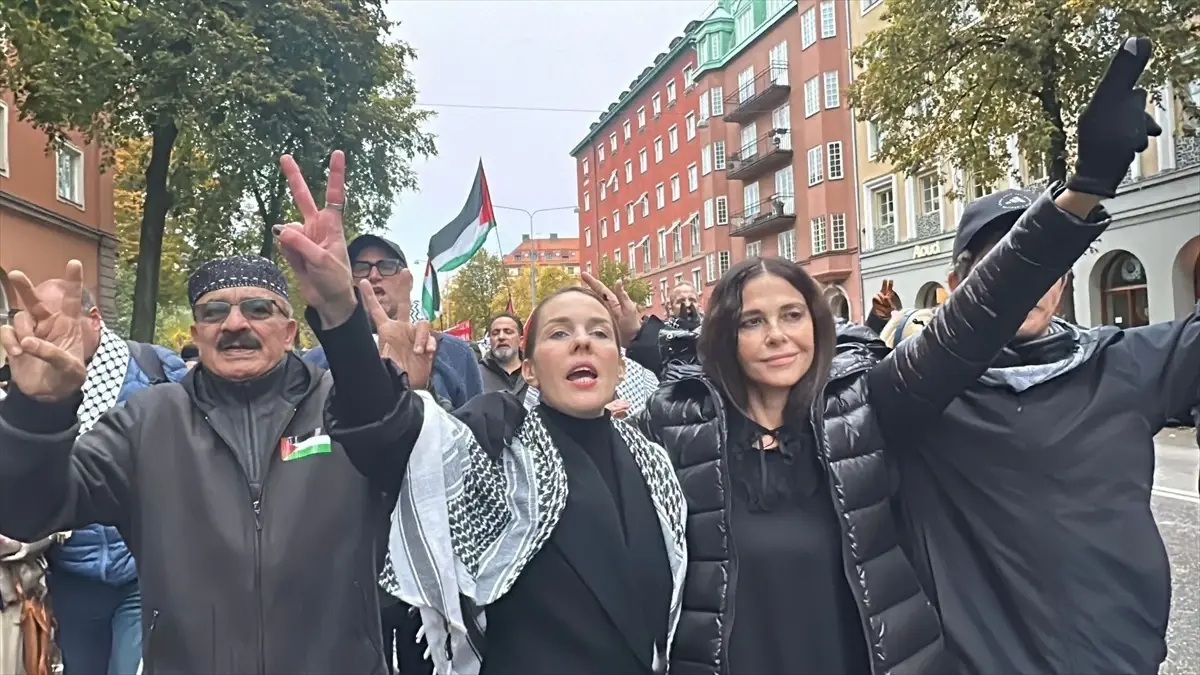 İsveç\'te Batı Şeria İlhakına Protesto