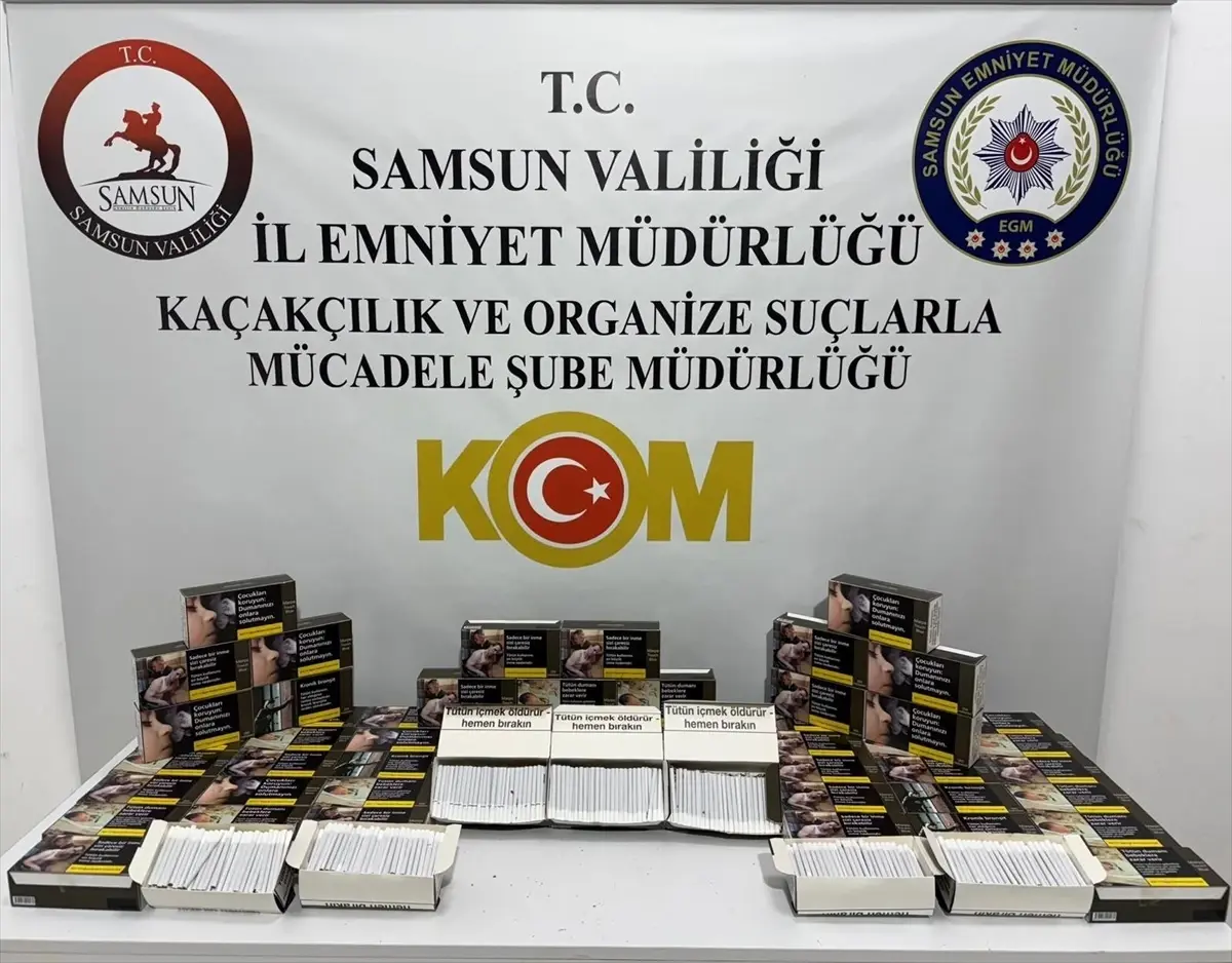 Samsun\'da Kaçakçılık Operasyonu