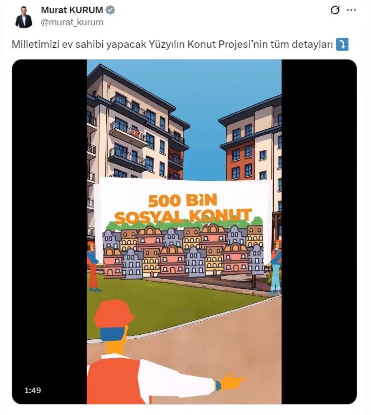 500 Bin Sosyal Konut Projesi Detayları Açıklandı