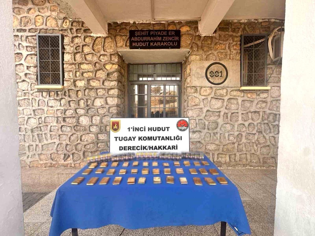 Hakkari\'de 36 Kilo Altın Ele Geçirildi