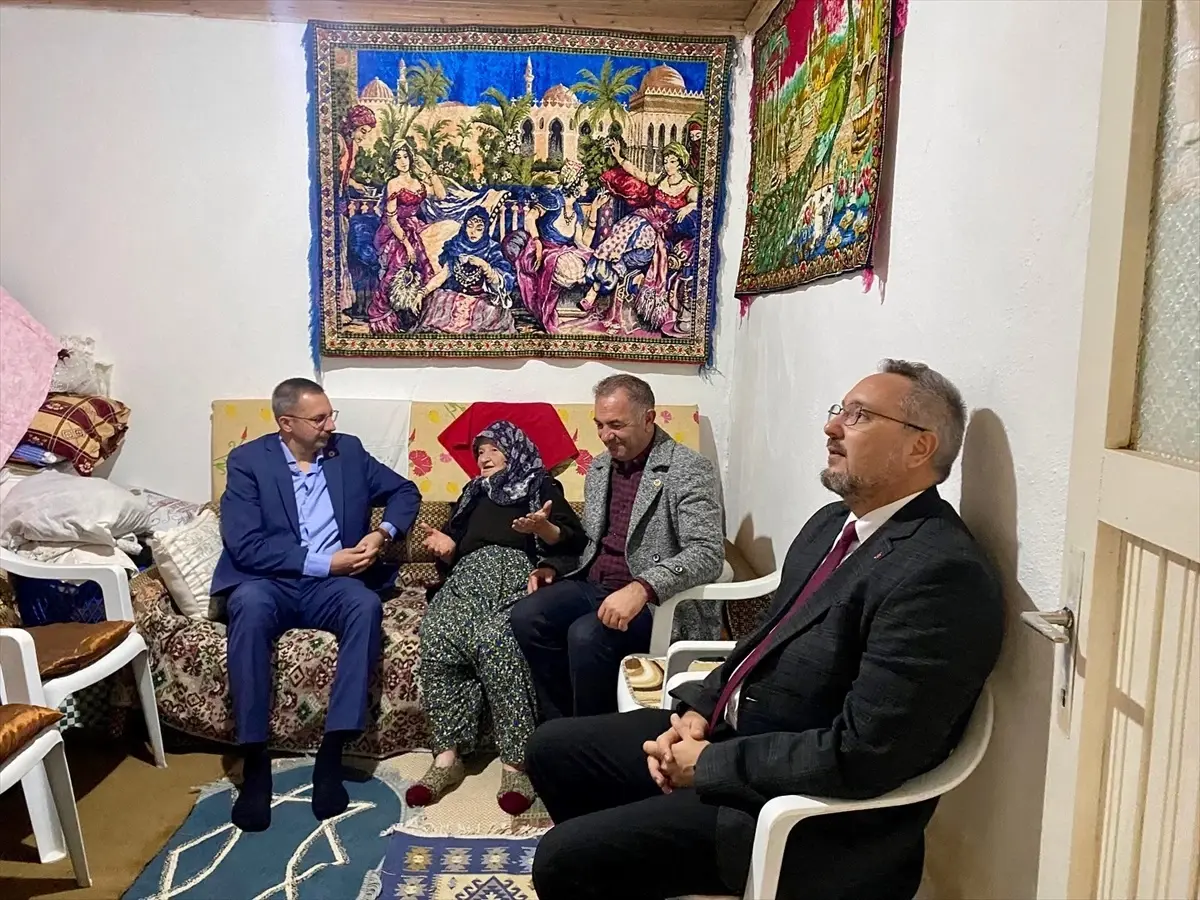 Kaymakam Özderin Aileleri Ziyaret Etti